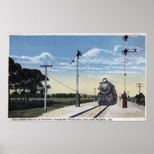 パジャロへの南太平洋鉄道 ポスター (正面)