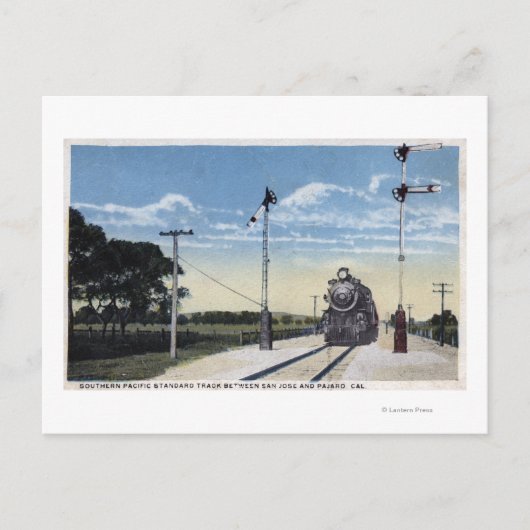 パジャロへの南太平洋鉄道 ポストカード (正面)
