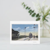 パジャロへの南太平洋鉄道 ポストカード (スタンド正面)