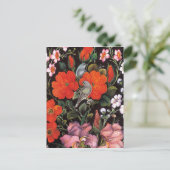 パジャロス・アン・フローレス・ロジャス・アルテ・オリエンタル・エレガンテ ポストカード (スタンド正面)