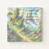 パスお洒落と引用文 ノートブック (裏面)