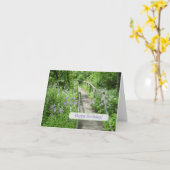 パスが少ない誕生日カード カード (黄色い花)