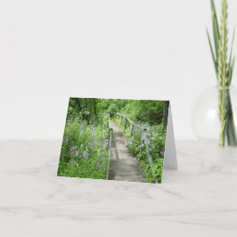 パスが少ない誕生日ノートカード カード