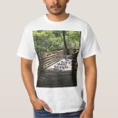 パスが常に真っ直ぐでない  Tシャツ (正面)