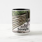 パスが常に真っ直ぐなマグカット マグカップ (中央)