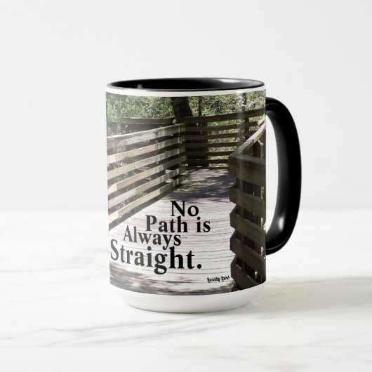 パスが常に真っ直ぐなマグカット マグカップ (正面右)