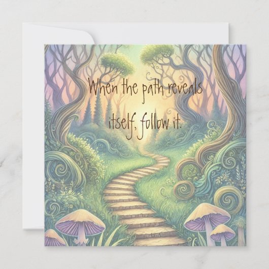 パスと引用文カード (正面)