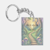 パスと引用文 キーホルダー (正面左)