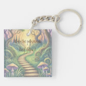 パスと引用文 キーホルダー (裏面)