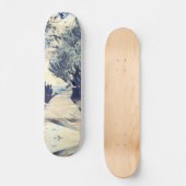 パスと木のビーチ日本のスタイル スケートボード (正面)