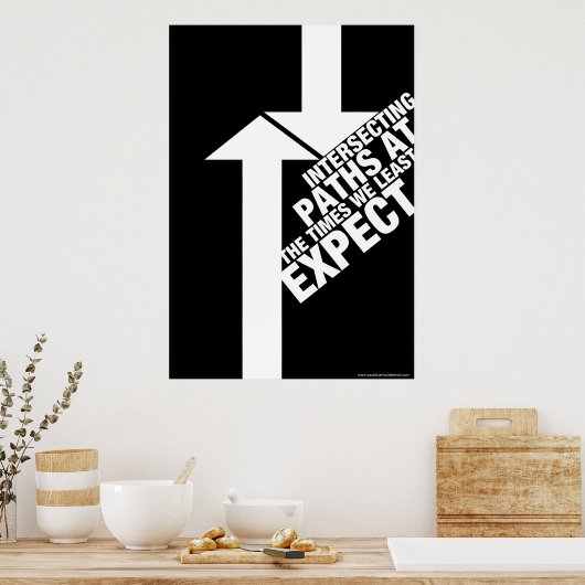 パスの交差 ポスター (キッチン)