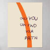 パスの引用文を見つけらインスパイアれるのは ポスター (正面)