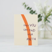 パスの引用文を見つけらインスパイアれるのは ポストカード (スタンド正面)