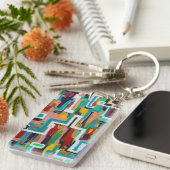 パスの選択アクリルキーチェーン キーホルダー (正面右)