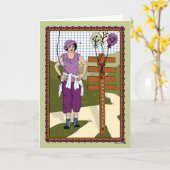 パスの選択_A_Greeting カード (黄色い花)