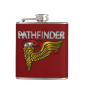 パスの開拓者バッジ - “Pathfinder”フラスコ フラスク (正面)