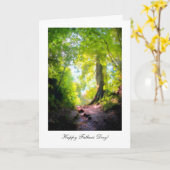 パスは常に最もステープに見える – Happy Faters Day カード (黄色い花)