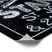 パスまたは道路のサイコサイクル – ヴィンテージバイク広告 ポスター (角)