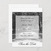 パスをオフにする日付カードを保存する セーブザデート (正面/裏面)