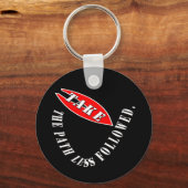 パスを小さくす後を追る キーホルダー (正面)