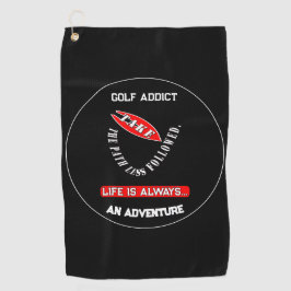 パスを小さくす後を追る ゴルフタオル