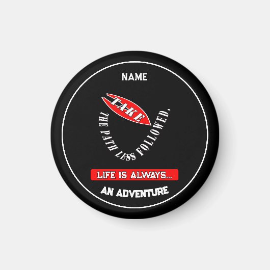 パスを小さくす後を追る マグネット (正面)