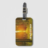 パスを少ない距離で歩く ラゲッジタグ (正面縦)