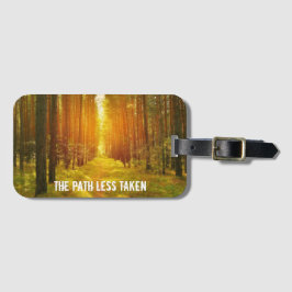 パスを少ない距離で歩く ラゲッジタグ