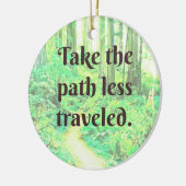 パスを移動しないオーナメント セラミックオーナメント (左)