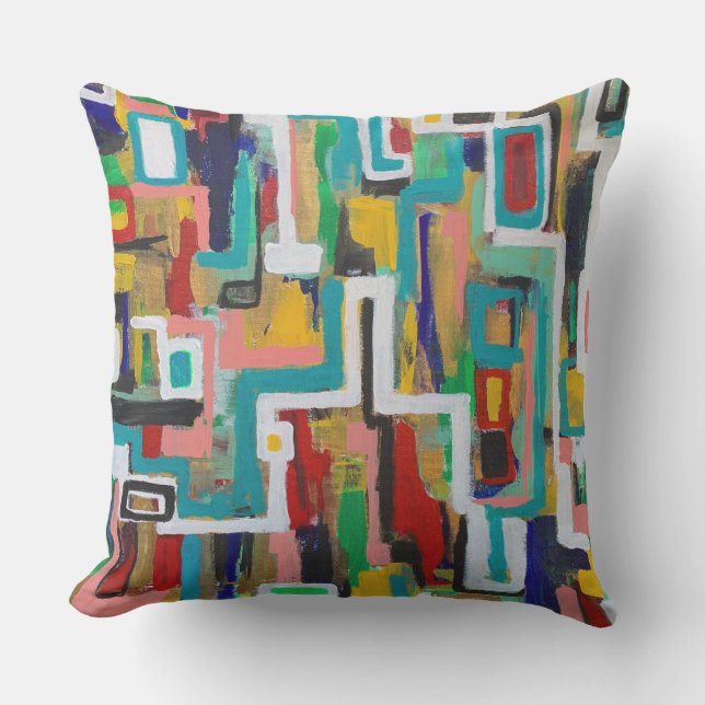 パスを選択20 x 20屋外装飾用クッション アウトドアクッション (正面)