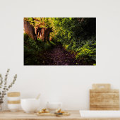 パスインザウッズプリント ポスター (キッチン)