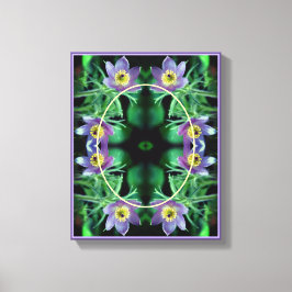 パスカの花フレーム　オリジナル写真から作成 キャンバスプリント