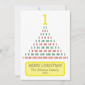 パスカルの三角形の木 シーズンカード (正面)