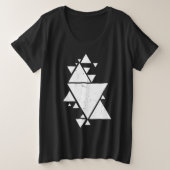 パスカル三角形 プラスサイズTシャツ (デザイン正面)
