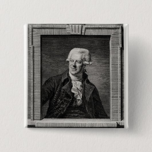 パスカルPaoliのポートレート 缶バッジ (正面)