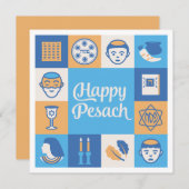 パスカ – タジェタ・デ・サルドのインビタシオン・デ・セデル 招待状 (正面/裏面)