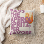 パスザアペロスピリッツプリント | カクテルイタリアン クッション (ブランケット)