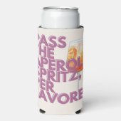 パスザアペロスピリッツプリント | カクテルイタリアン スリム缶クーラー (Seltzer正面)