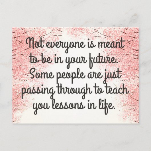 パススルー引用文 ポストカード (正面)