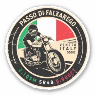 パスソディファルザレゴイタリアファルザレゴパスオートバイ シール