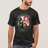 パスソデッロスプルーガイタリアスイスバイクバイク Tシャツ (正面)