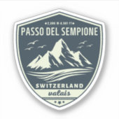 パスソデルセンピオーネイタリアンスイスマウンテンズモト シール (正面)