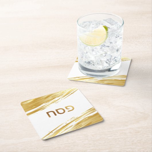 パスソバーペサックシーダー金ゴールドスワッシュコースター スクエアペーパーコースター