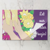 パスソーバティアウェイランチョンマットパッド/フローラシーダマット ペーパーパッド (折り畳み)