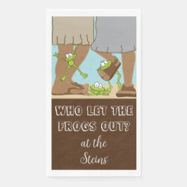 パスソーバーゲストタオルナプキンスバーグザフロッグスアウト