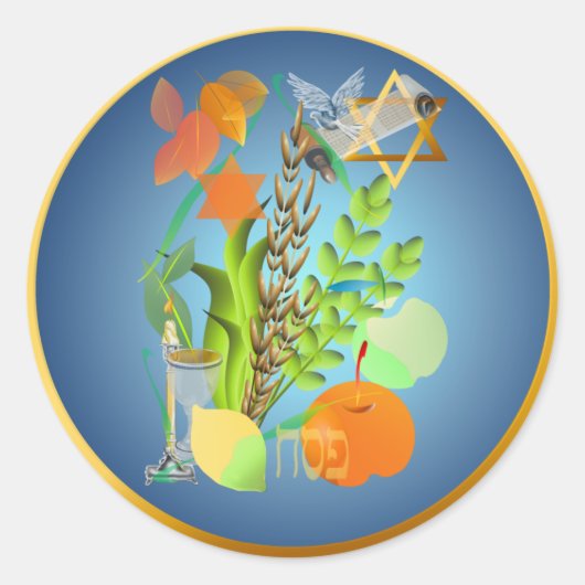 パスソーバーシーダーステッカー ラウンドシール (正面)