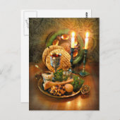 パスソーバーシーダーテーブルワイン&マッザー ポストカード (正面/裏面)