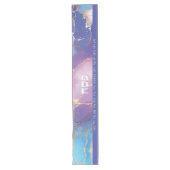 パスソーバーセダーエレガント金ゴールドウォーターカラーヘブライ語 ロングテーブルランナー (正面)