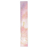 パスソーバーセダーエレガント金ゴールドウォーターカラーヘブライ語 ロングテーブルランナー (正面)