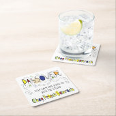 パスソーバーチャグペサッハサミークスクエア紙コースター スクエアペーパーコースター (インサイチュ)